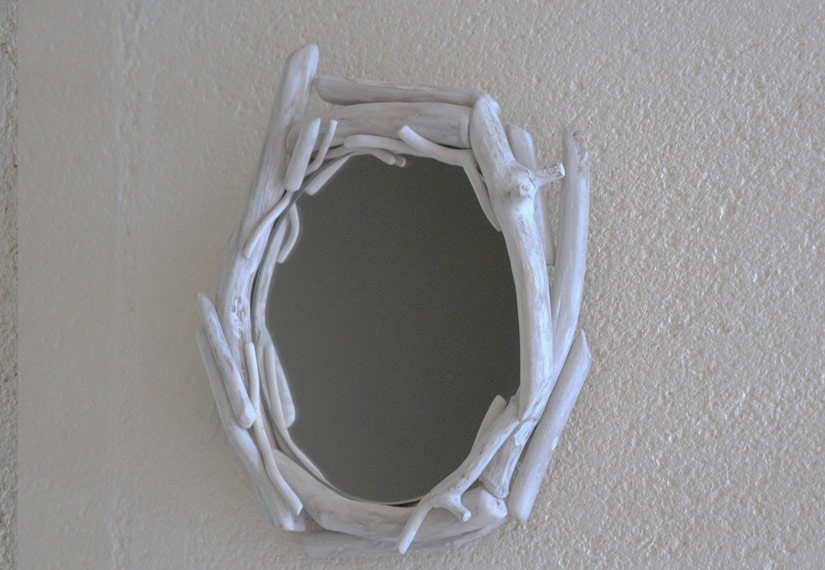 miroir en bois flotté
