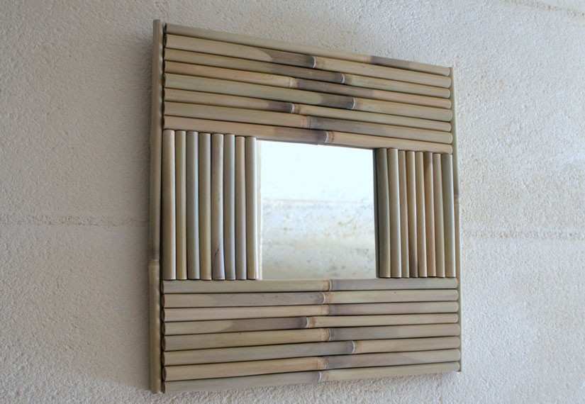 miroir en bois